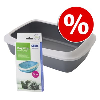Savic Katzentoilette Iriz mit Rand - 50 cm