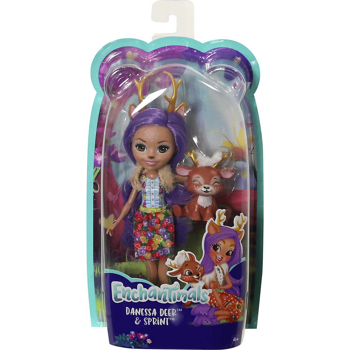Enchantimals Danessa Deer & Sprint Puppe