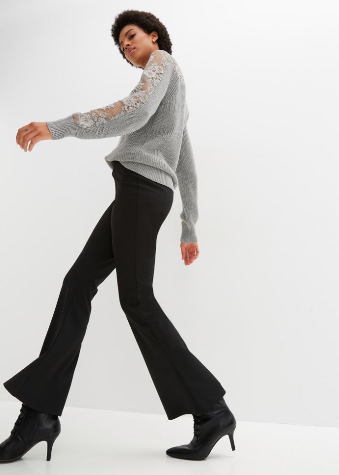 Pullover mit Spitze