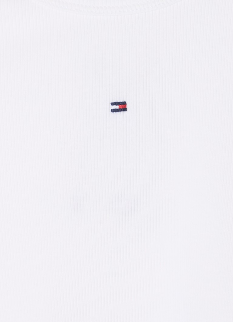 Tommy Hilfiger Rebrasta košulja dugih rukava s volanima