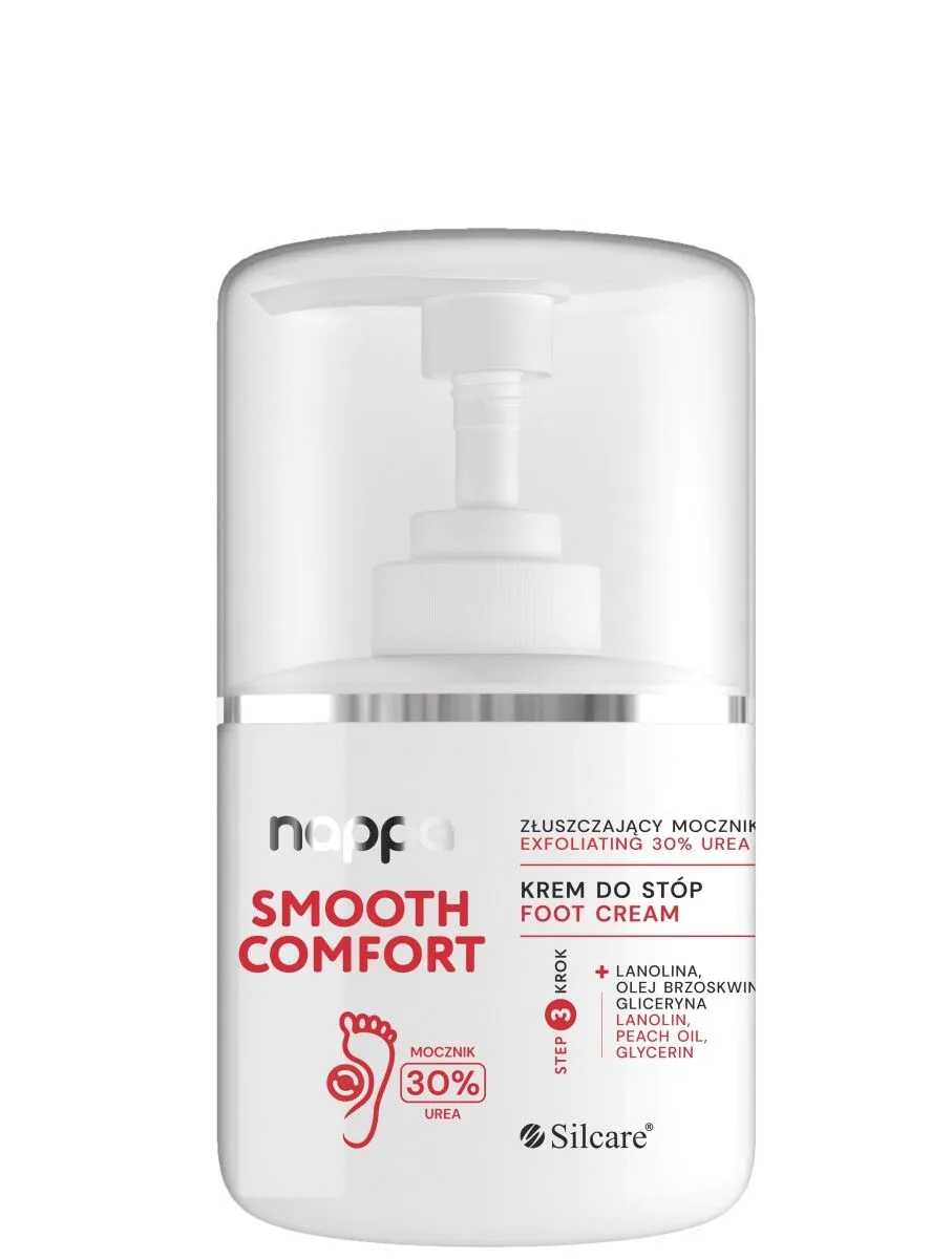 „Nappa Smoothcomfort“ šveičiamasis pėdų kremas su 30 % šlapalo