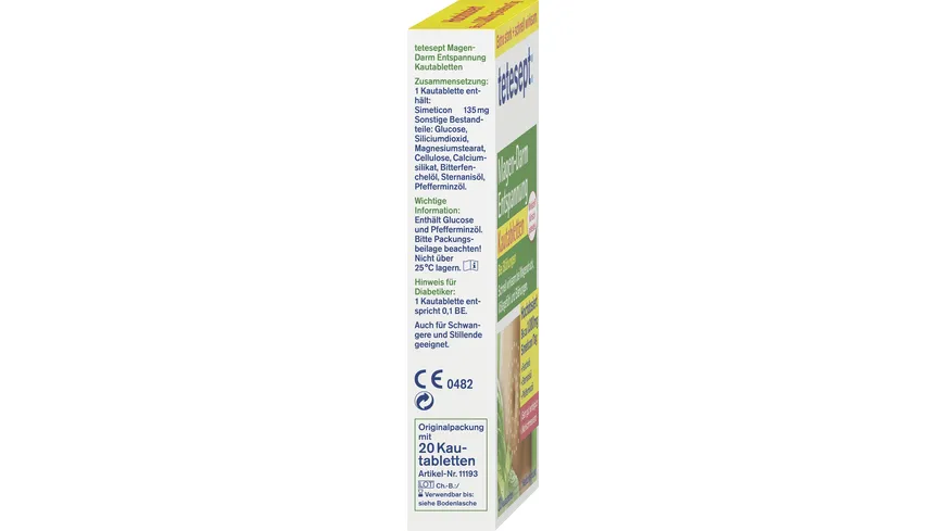 tetesept Magen-Darm Entspannung Kautabletten