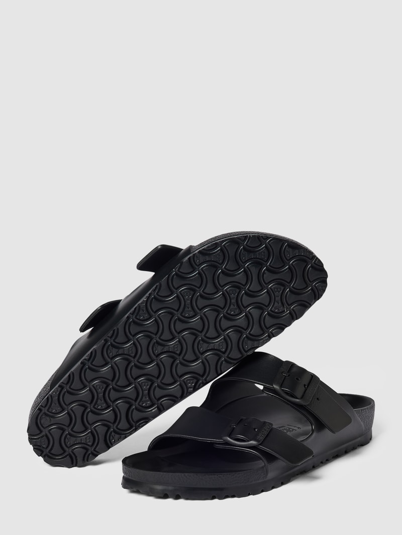 Slides mit Dornschließe Modell 'EVA' in schwarz