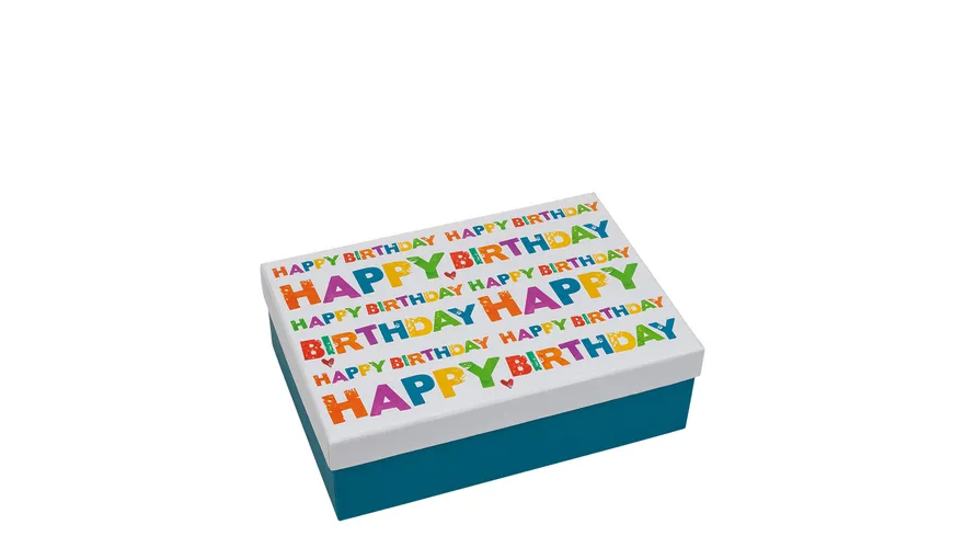 TRUBA Rechteckbox mide Happy Birthday