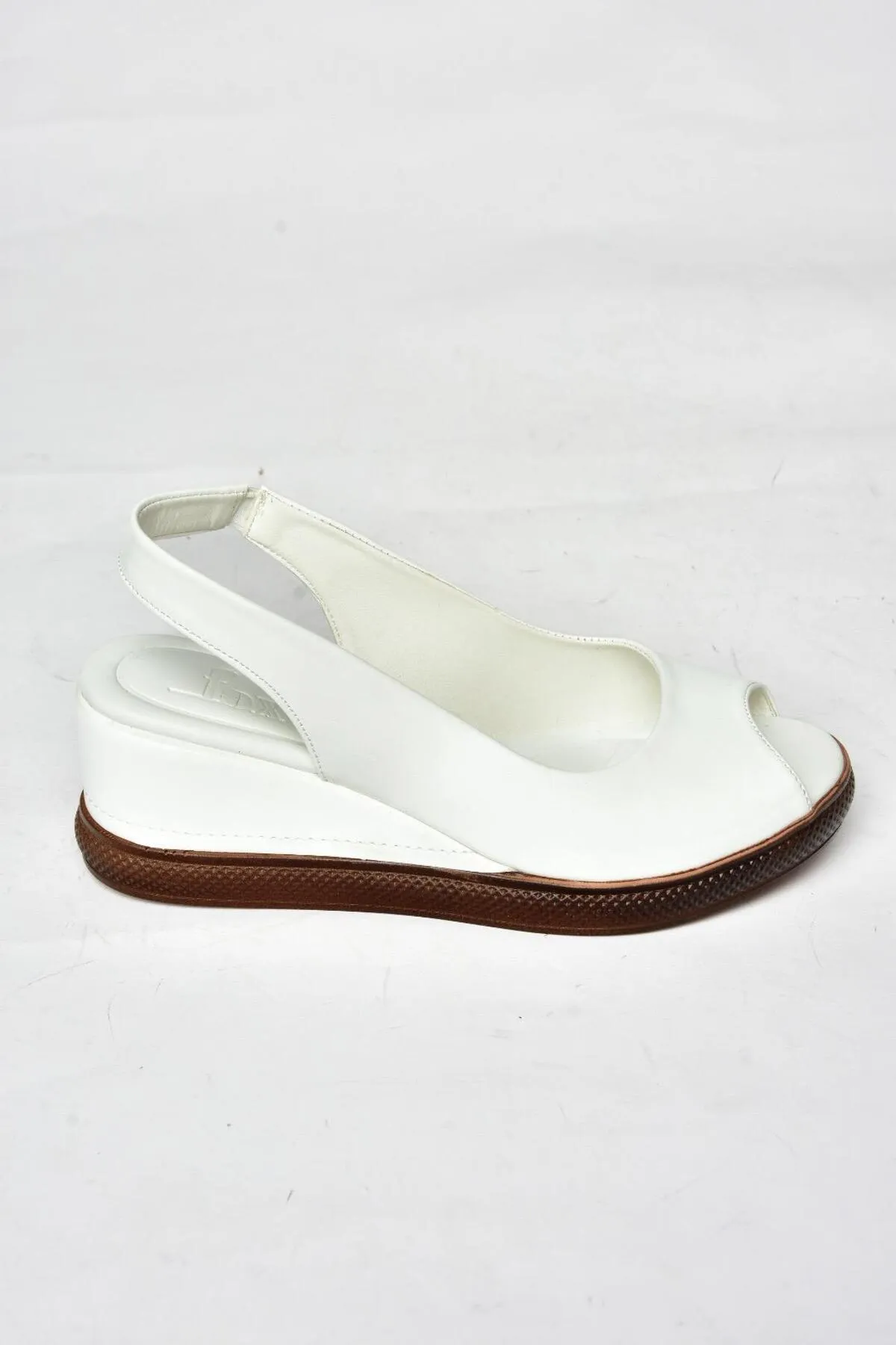 Fox Shoes  Sandalette - Weiß - Keilabsatz