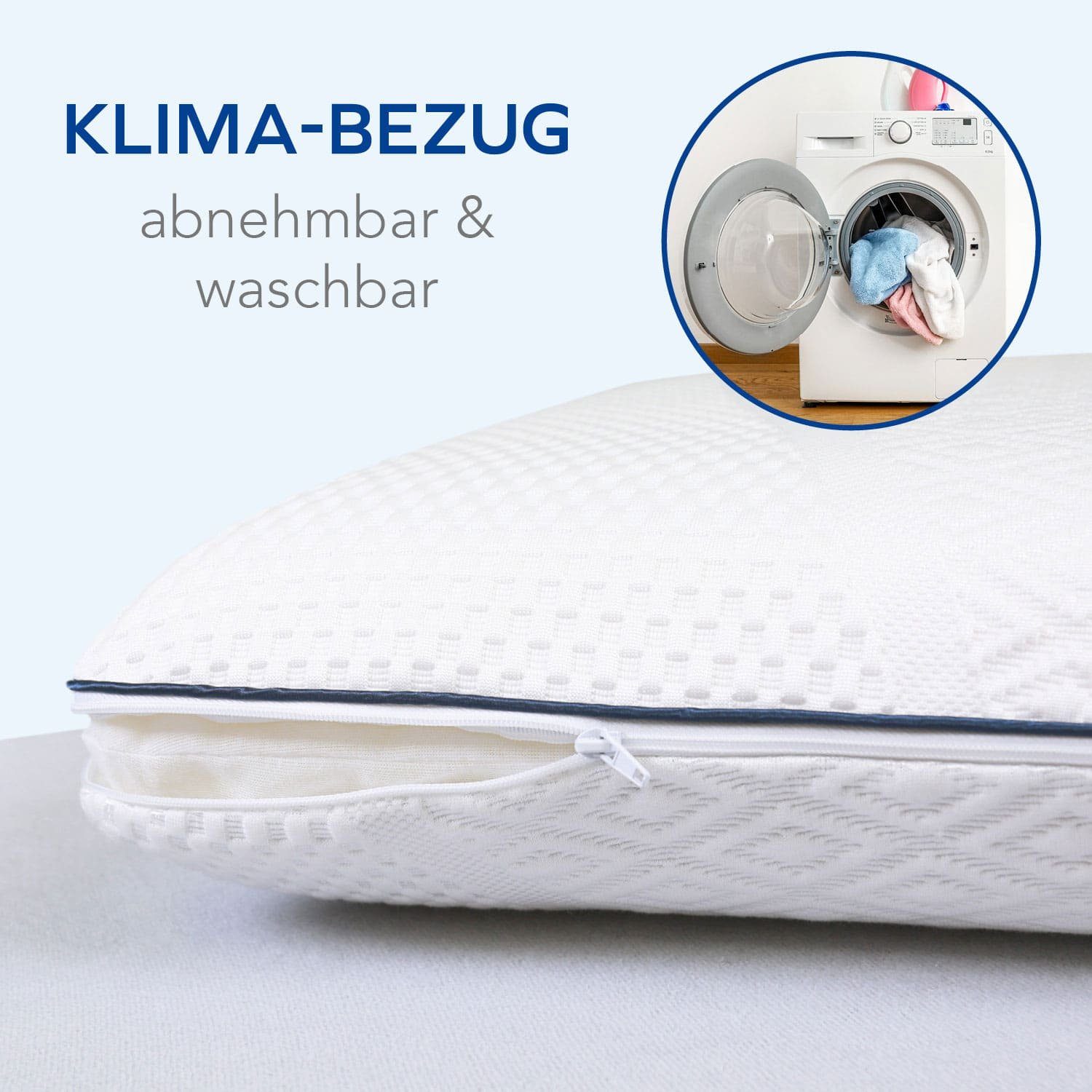 Nackenstützkissen Cooling Gel, MLILY, Füllung: Polyurethan, mit Bezug, mit Wendefunktion