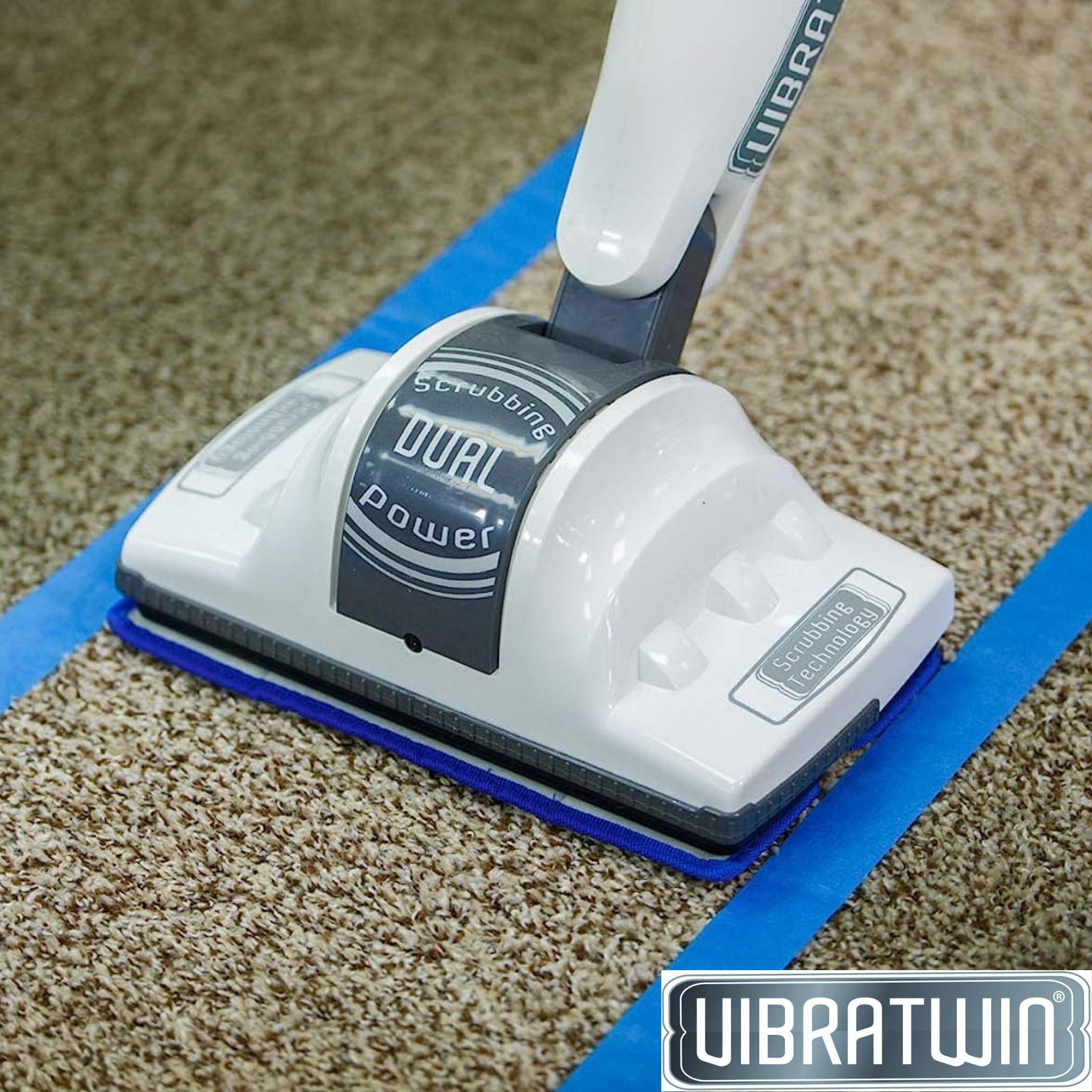 Best Direct® VibraTwin® Hartbodenreiniger Ersatzmatten Wischbezug (Teppichpad, 32x19 cm, Packung, 1-tlg., Zubehör, 3 Varianten: Polierset, Teppich Pad oder Scheuer- und Fleckenpad)