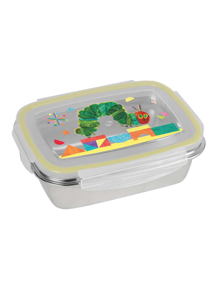 Geda Labels Brotdose Raupe Nimmersatt Hello Friend  in Gelb - 550 ml günstig kaufen onesize