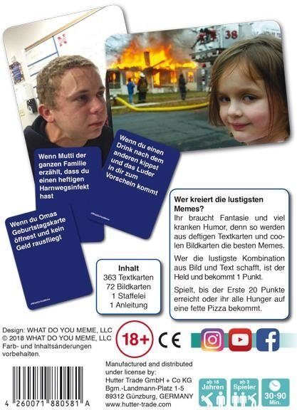 Huch! Spiel, Partyspiel What Do You Meme, Made in Germany
