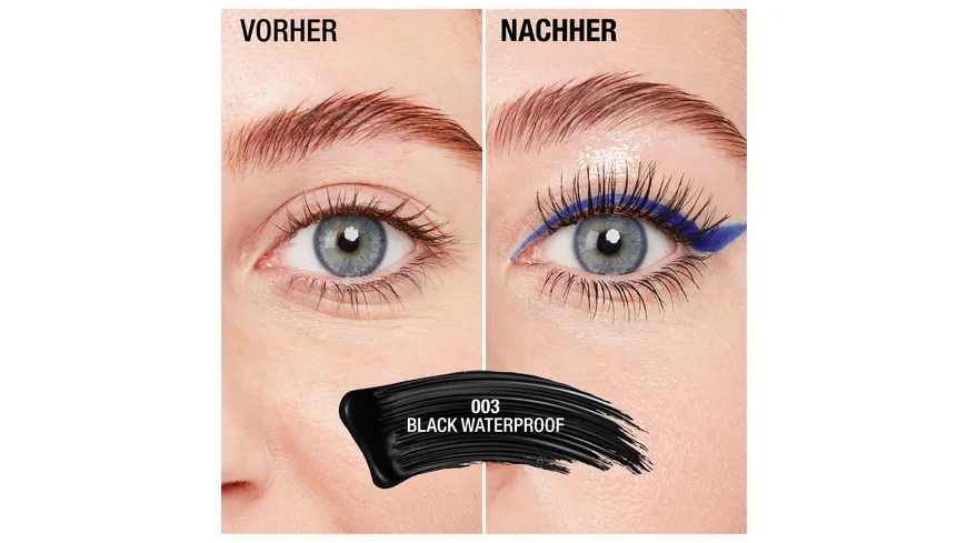 MANHATTAN COSMETICS Volume Up Mascara 8 ml 003 - Black Waterproof