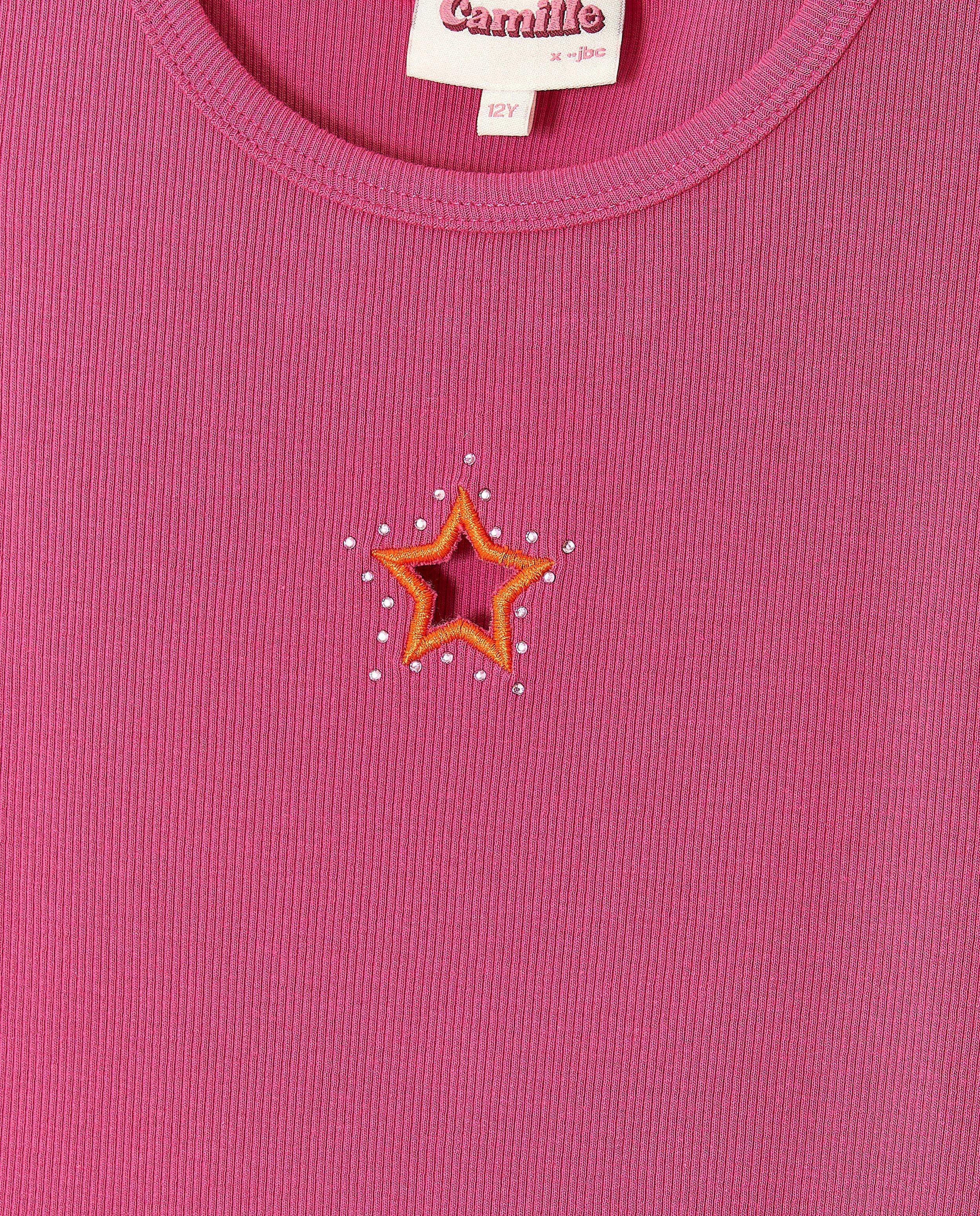 Rochie CAMILLE cu decupaje, 6-14 ani roz