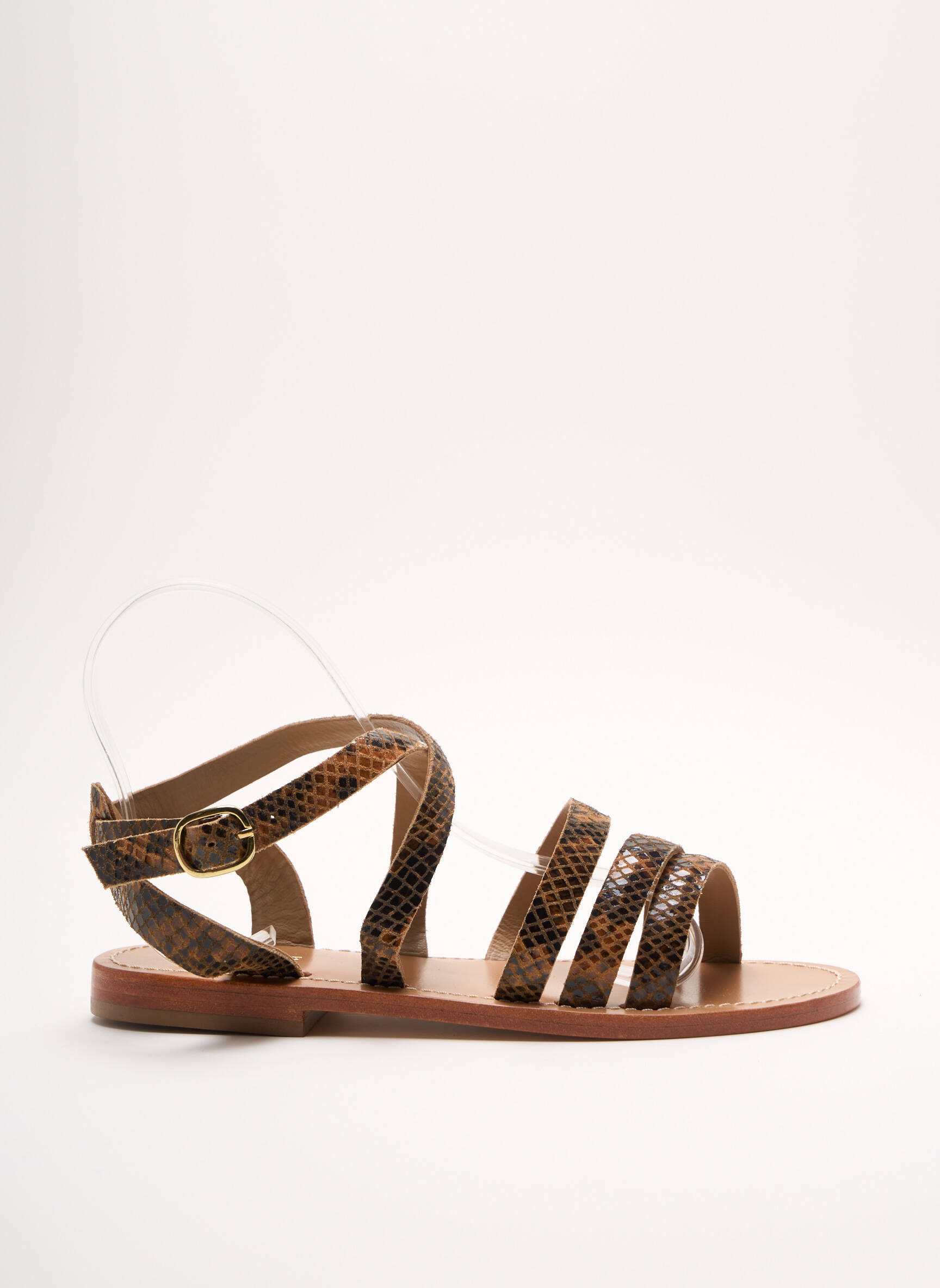 Petite Mendigote Sandales Nu Pieds Femme couleur marron