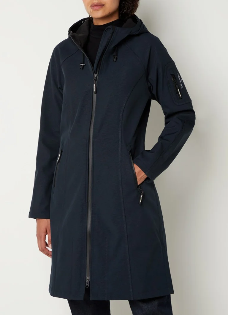 Ilse Jacobsen Rain37L softshell rain jacket with sealed zipper