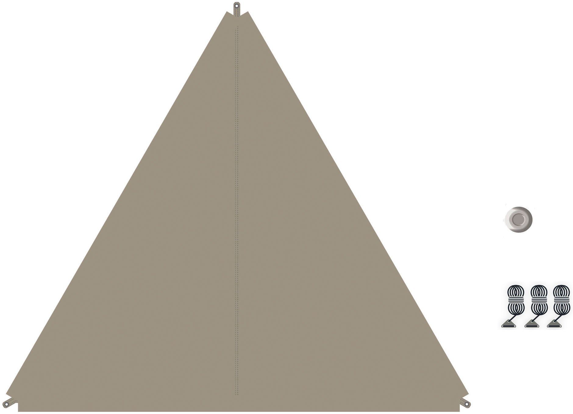 BENT Sonnensegel TC-Zip-Protect Canvas Single