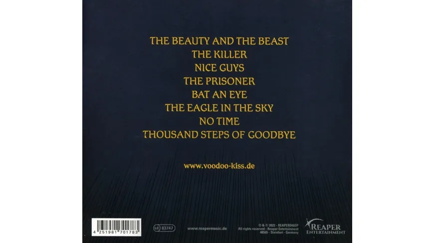 Voodoo Kiss Digipak