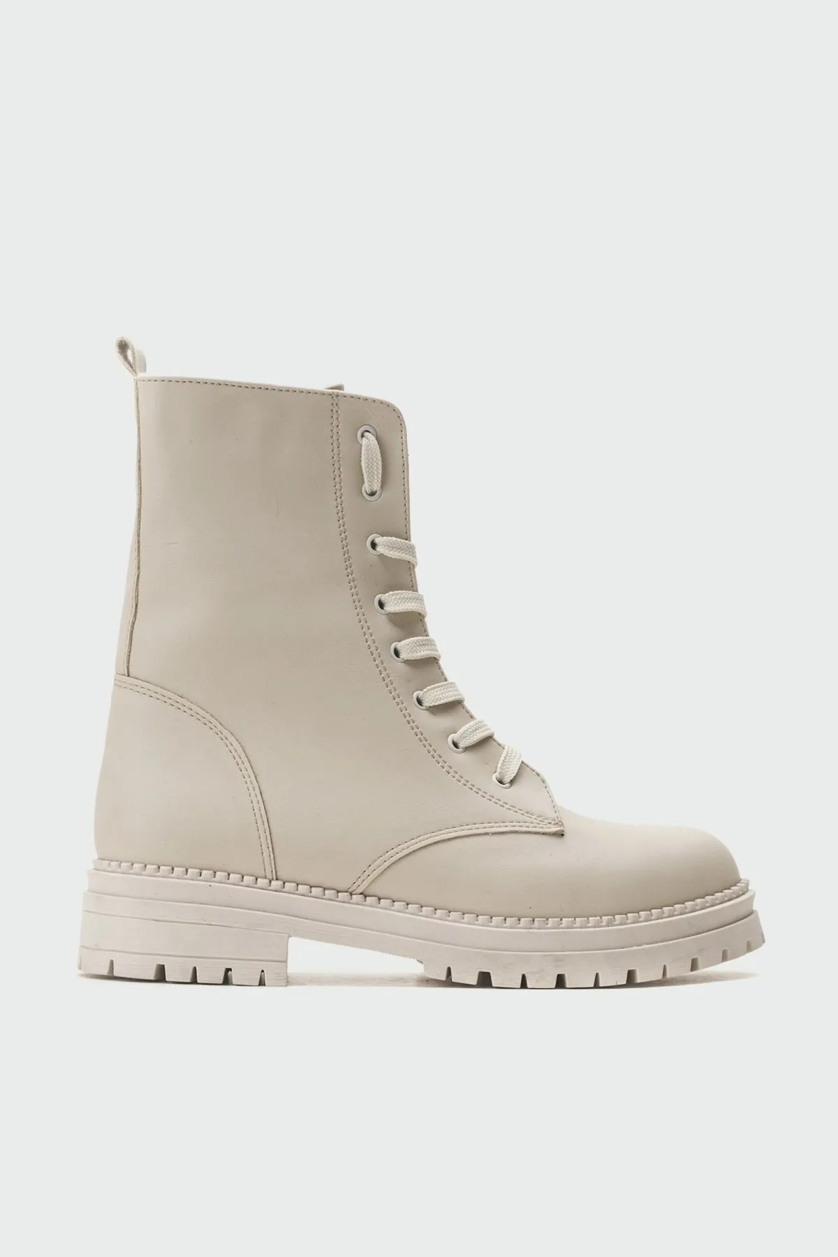 LuviShoes  Singa Beige Skin Damenstiefel