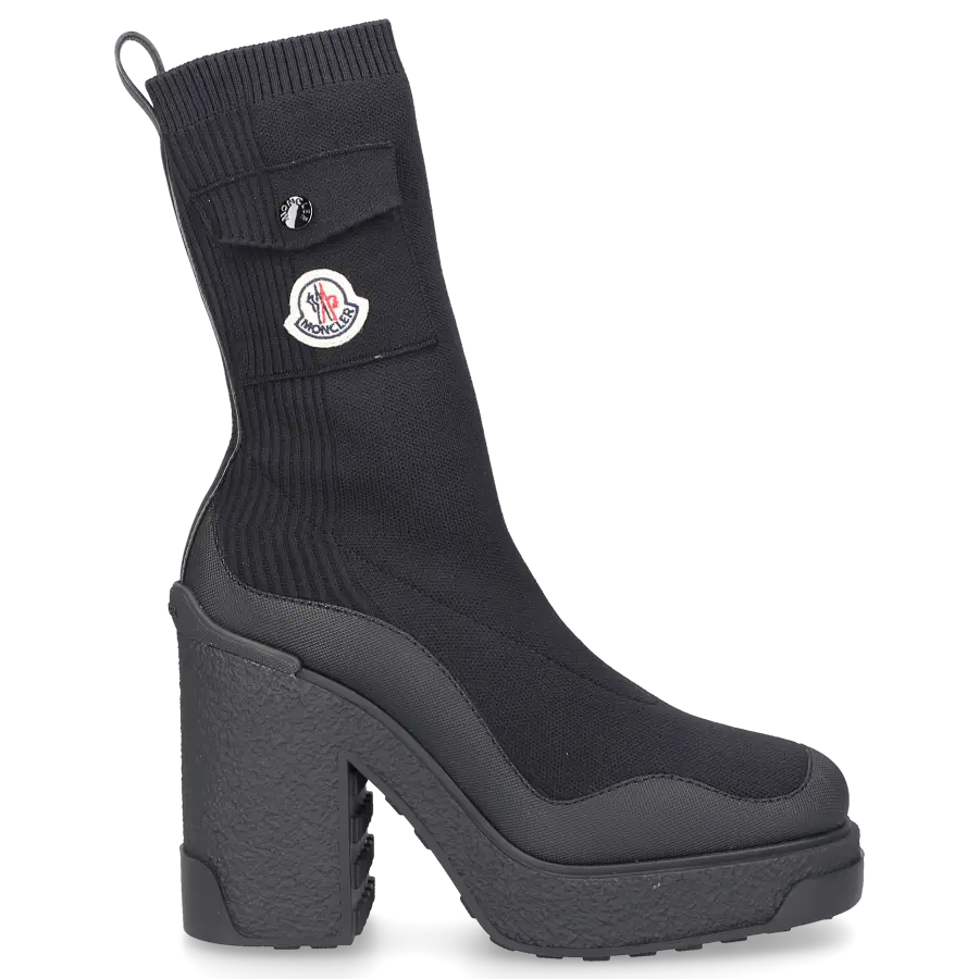 Moncler - Stiefeletten SPLORA POCKET Stretch - schwarz