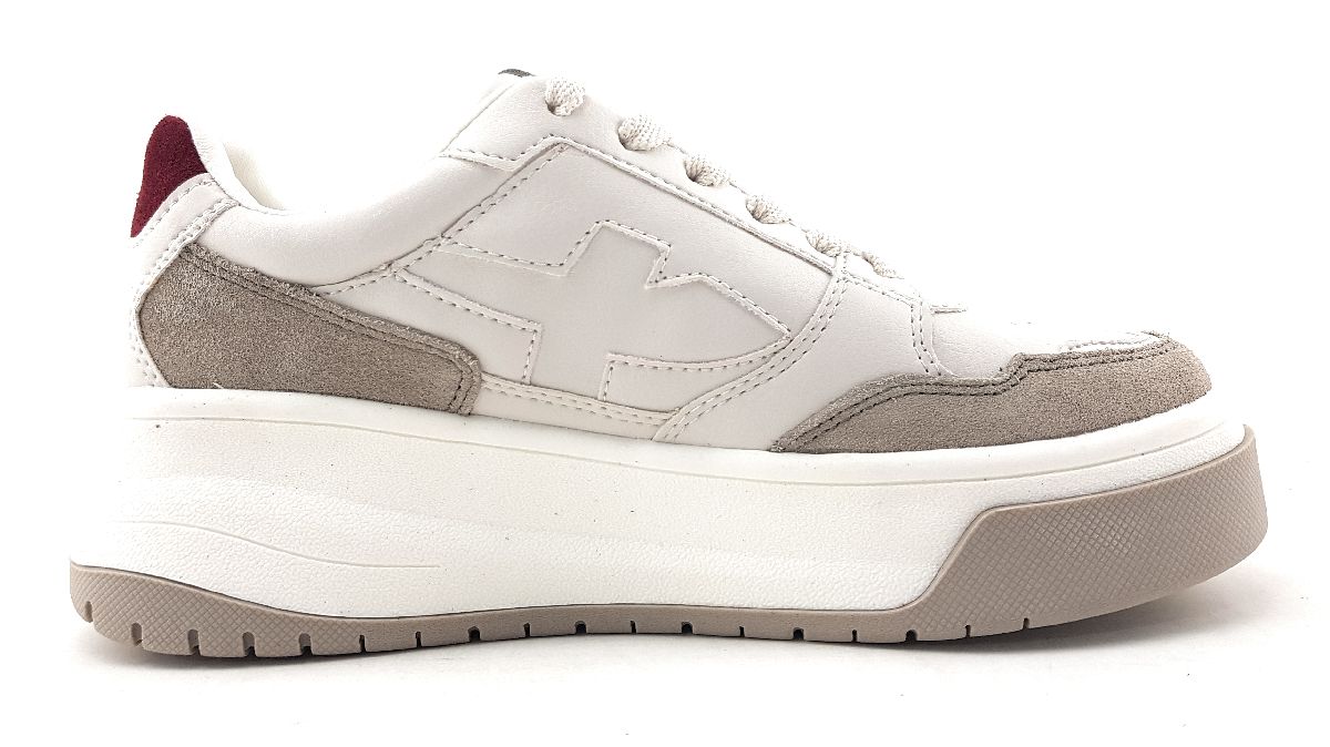 Tamaris 1-1-23755-39/150 Weiß 150-White/Burgu.