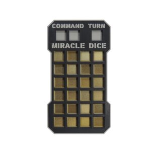 Sci-Fi Miracle Dice Pro Dashboard (Gold-Silber)