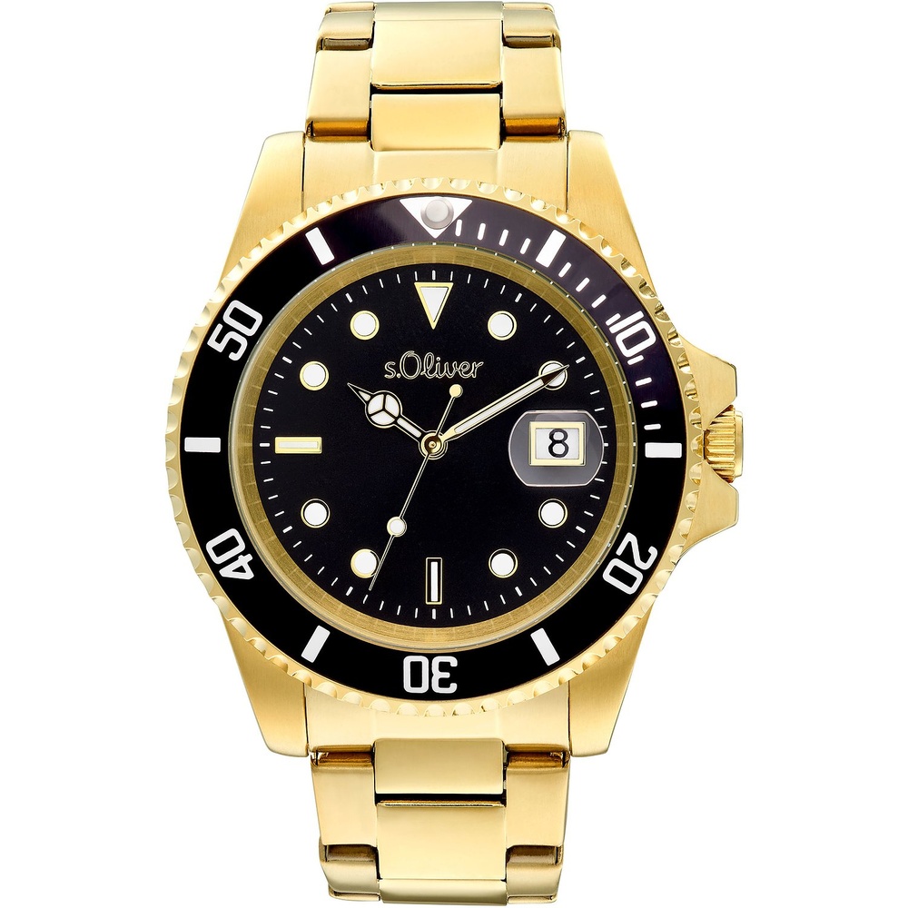 s.Oliver Montre pour hommes Acier inoxydable Montre
