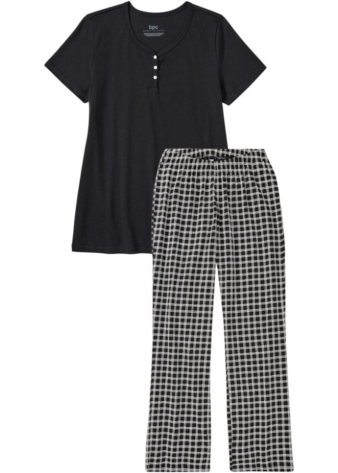 Pyjama mit Knopfleiste