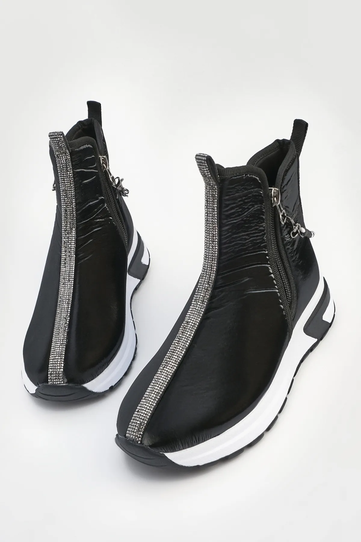 Marjin  Stiefelette - Schwarz - Flacher Absatz