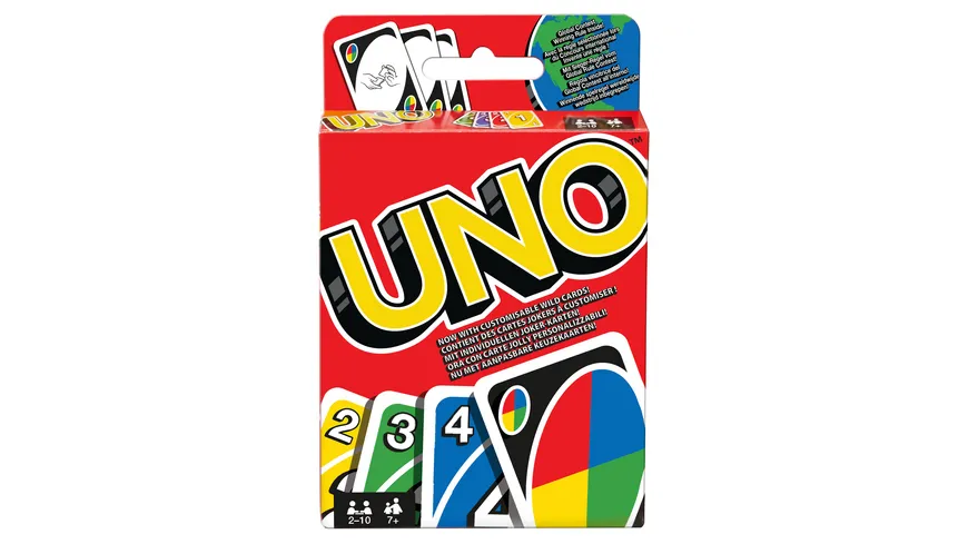 Mattel Games UNO Kartenspiel, Gesellschaftsspiel, Familienspiel, Kinderspiel