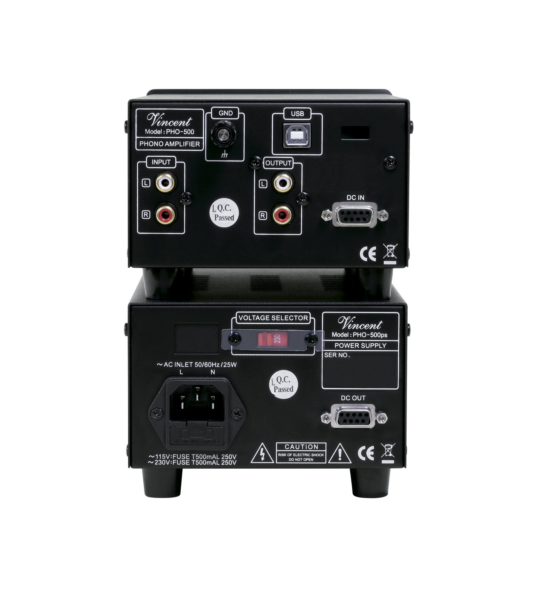 Vincent PHO-500 Vorverstärker (Anzahl Kanäle: 1, Highend Phono-Vorstufe für MM und MC)