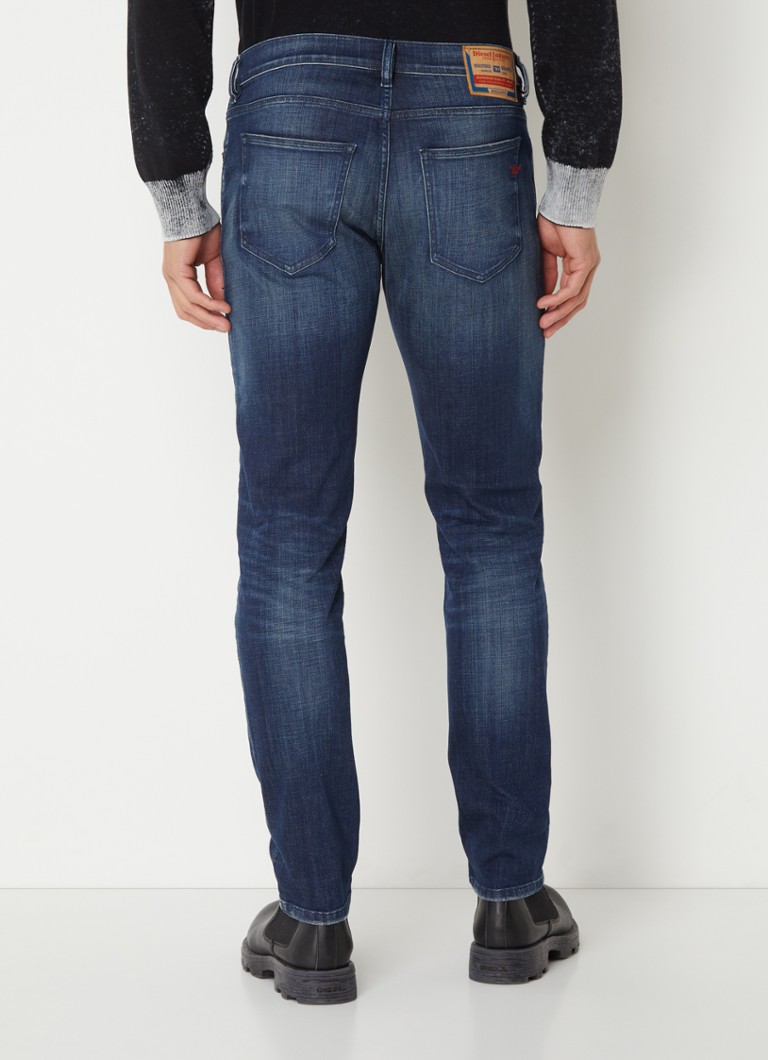 Vaqueros slim fit D-Strukt de Diesel, spălare închisă la culoare