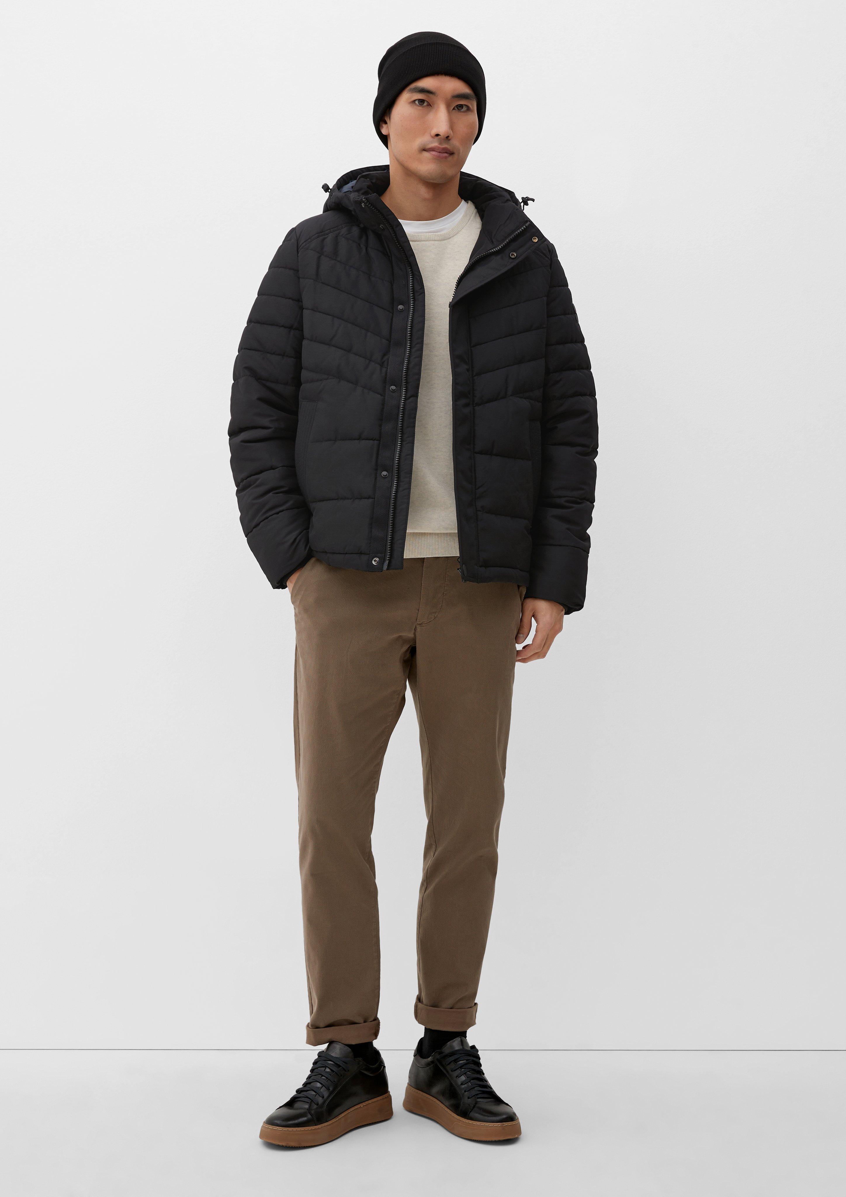 Steppjacke mit abnehmbarer Kapuze  2122924-9999