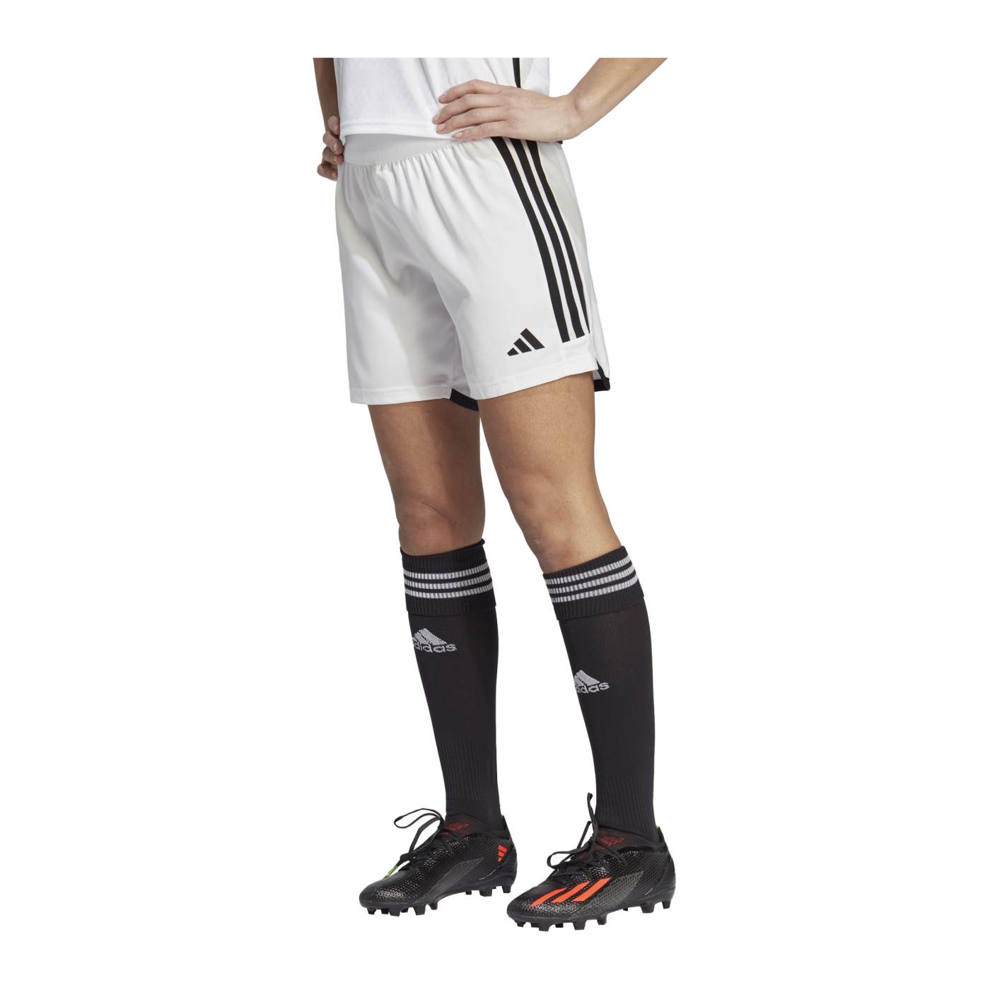 adidas Tiro 23 Competition Match Short Damen Weiss Schwarz