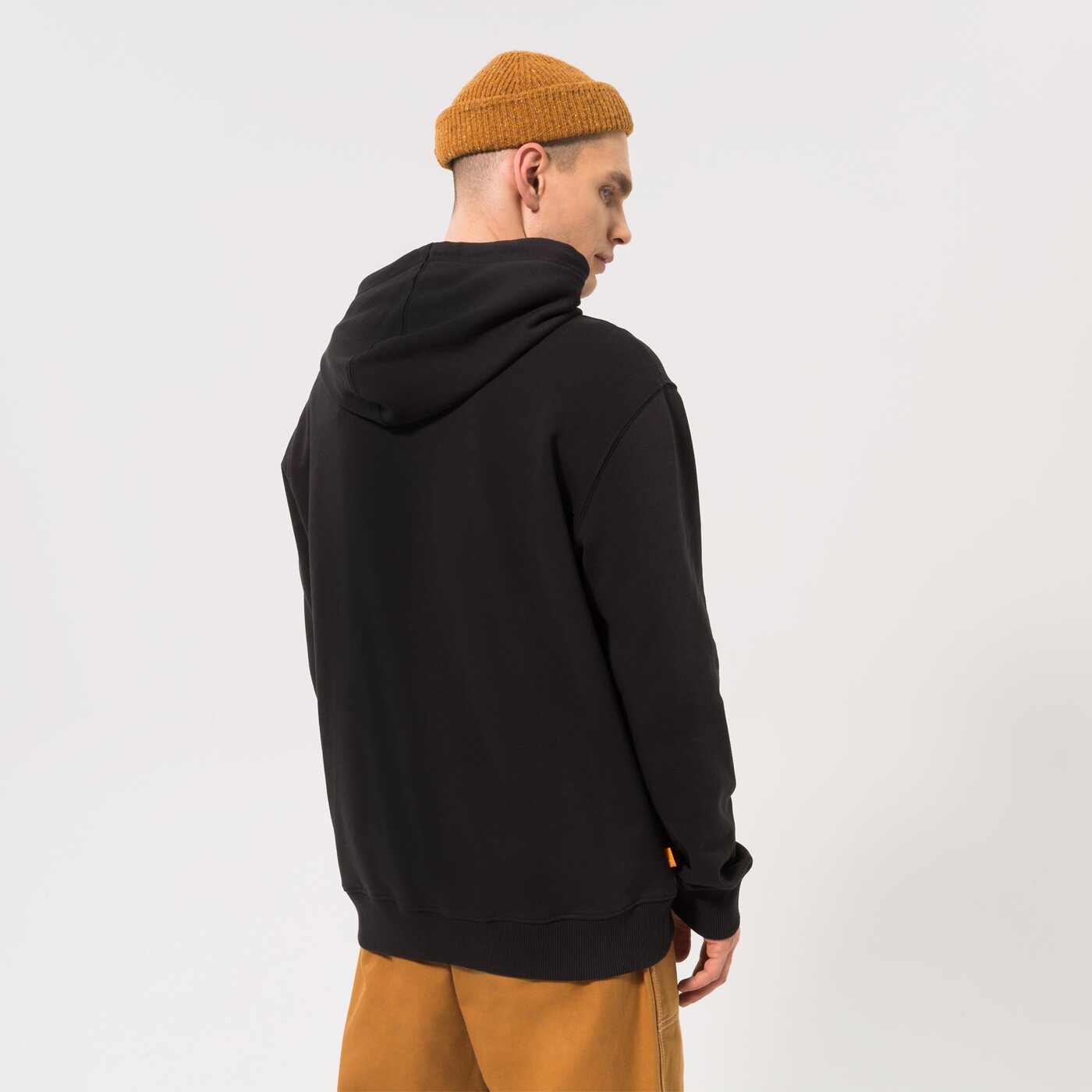 TIMBERLAND HOODIE STACK LOGO BLACK Schwarz