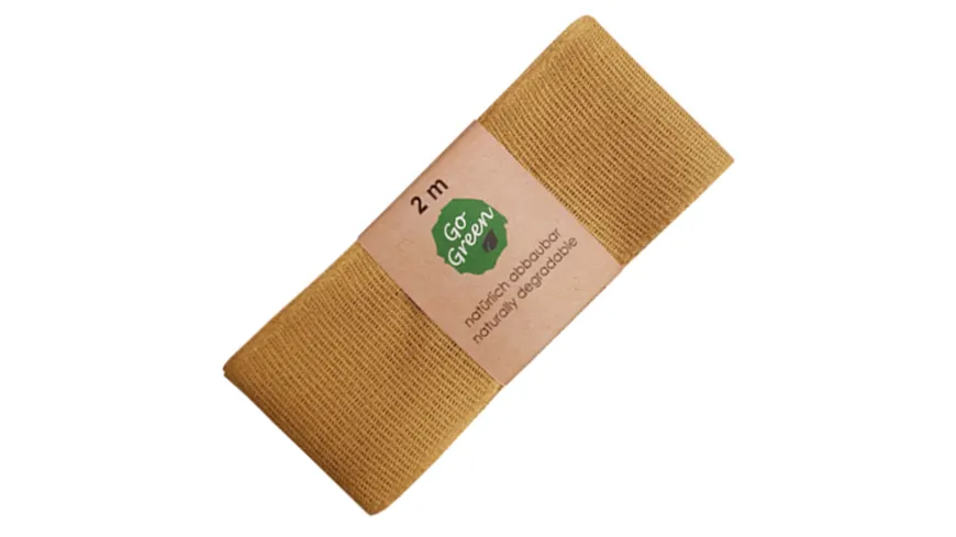 TRUBA GoGreen Baumwollband ocker 2 m