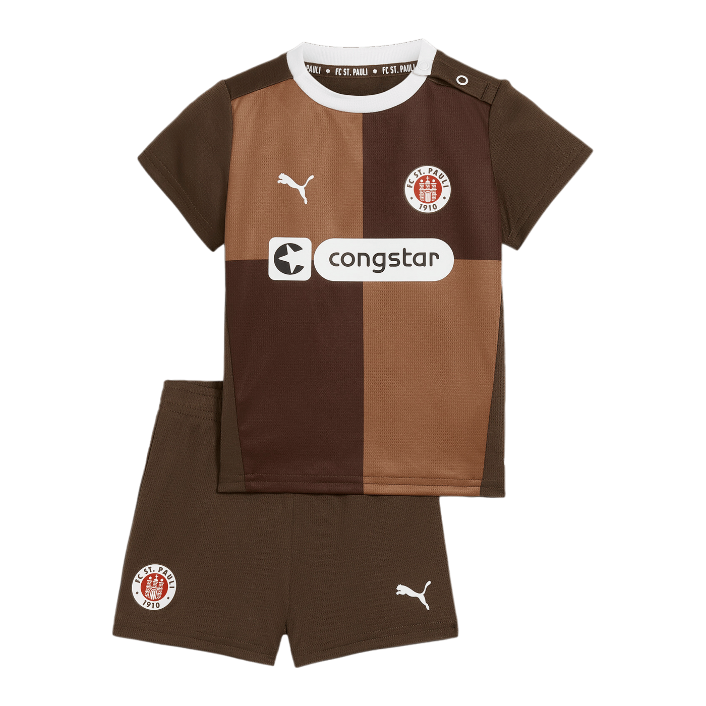 PUMA FC St. Pauli Babykit Home 2024/2025 Kids Braun F01