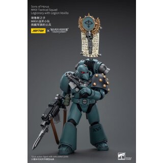 Warhammer: The Horus Heresy Actionfigur: Sons of Horus - MKVI Tactical Squad Legionary with Legion Vexilla