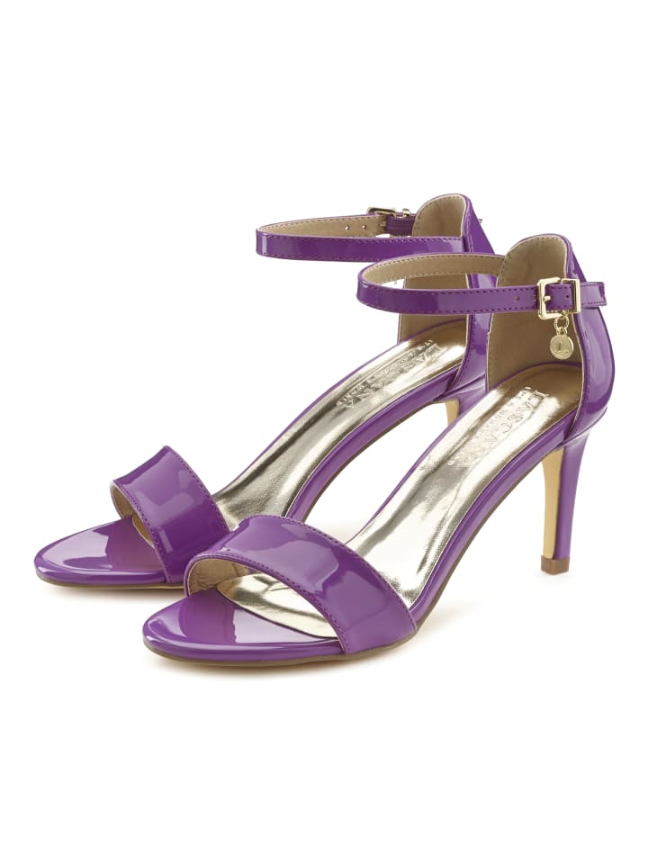 LASCANA High-Heel-Sandalette in lila günstig kaufen