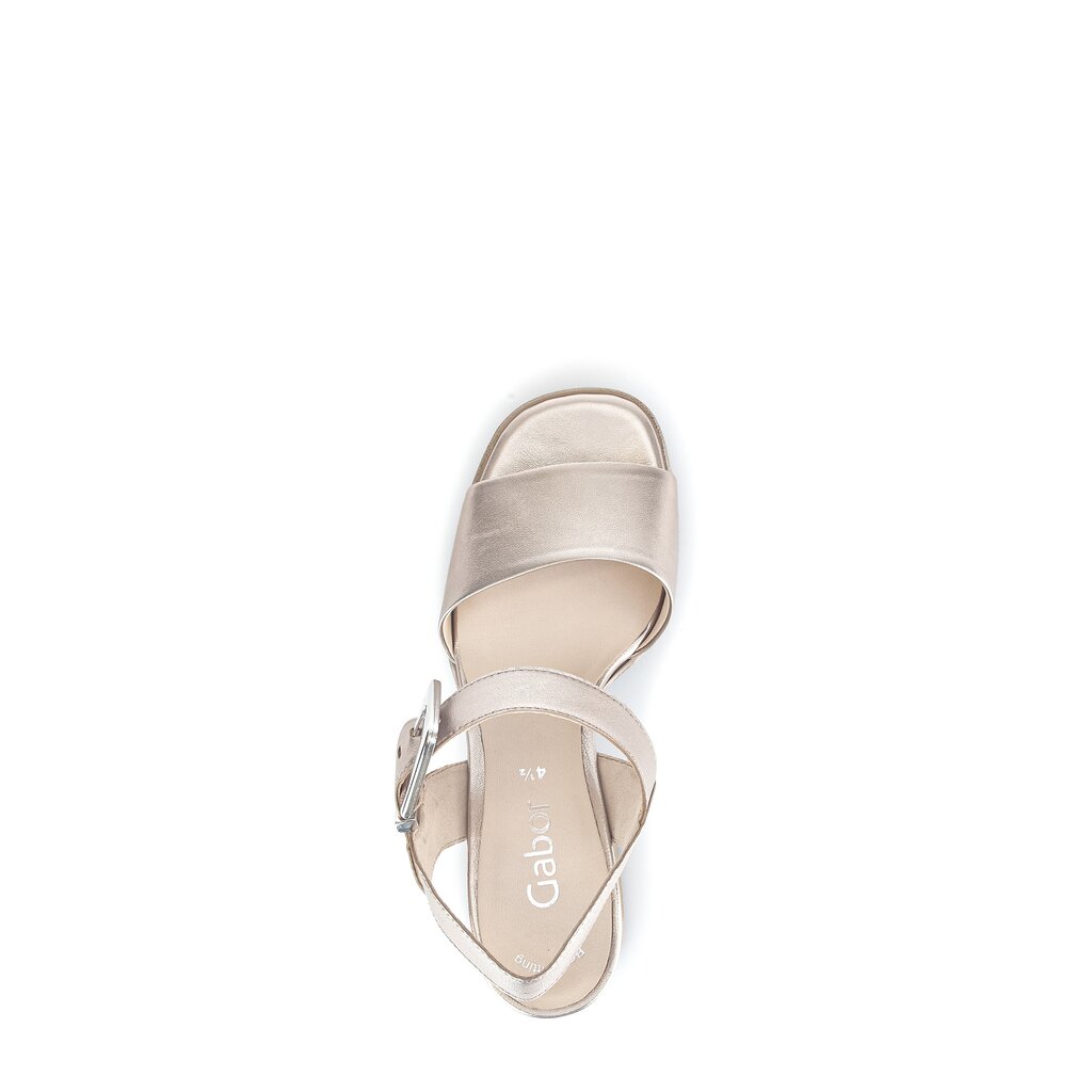 Gabor fashion Plateau Sandale gold