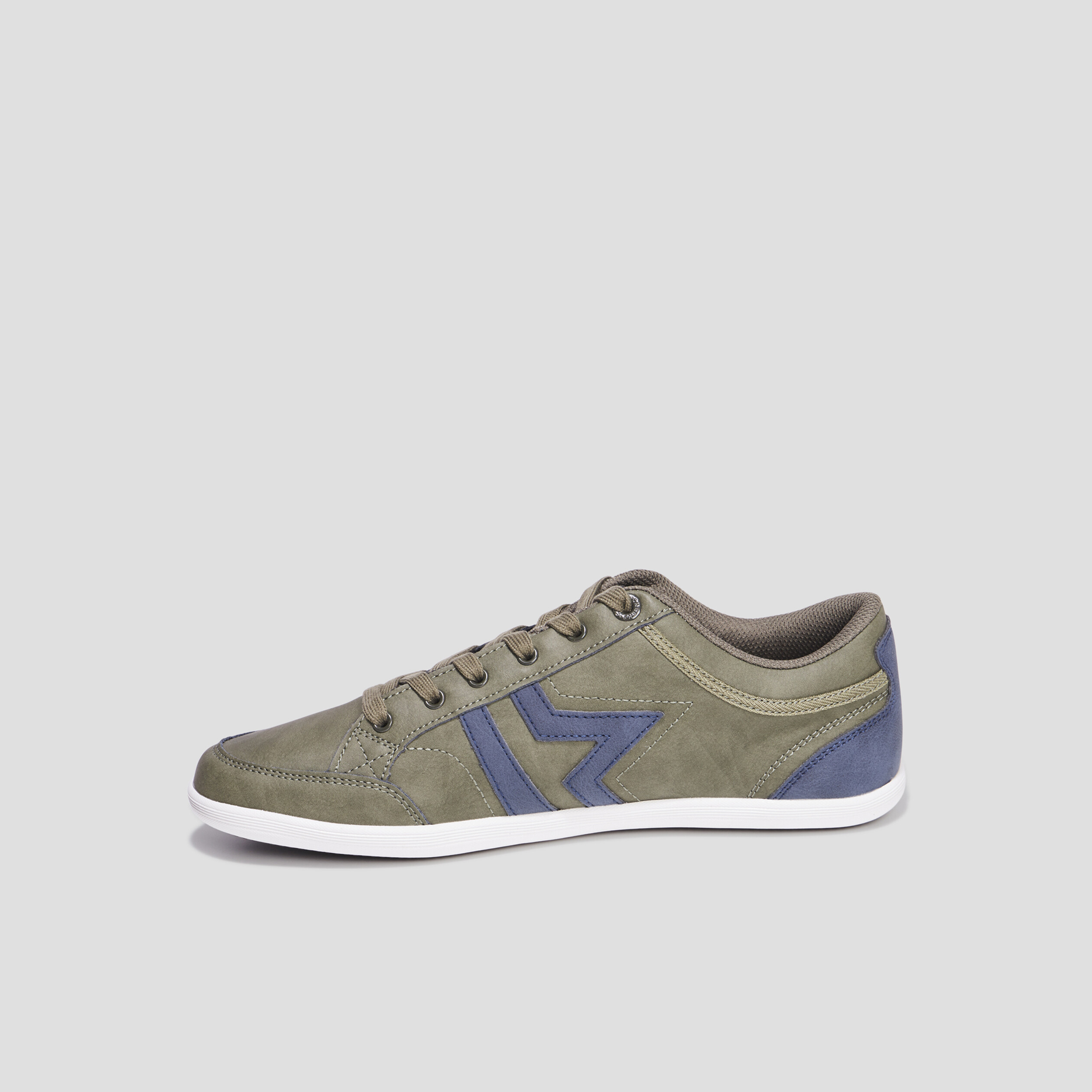 Baskets plates Creeks vert kaki homme | La Halle