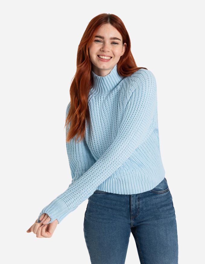 Strickpullover - Überschnittene Schultern