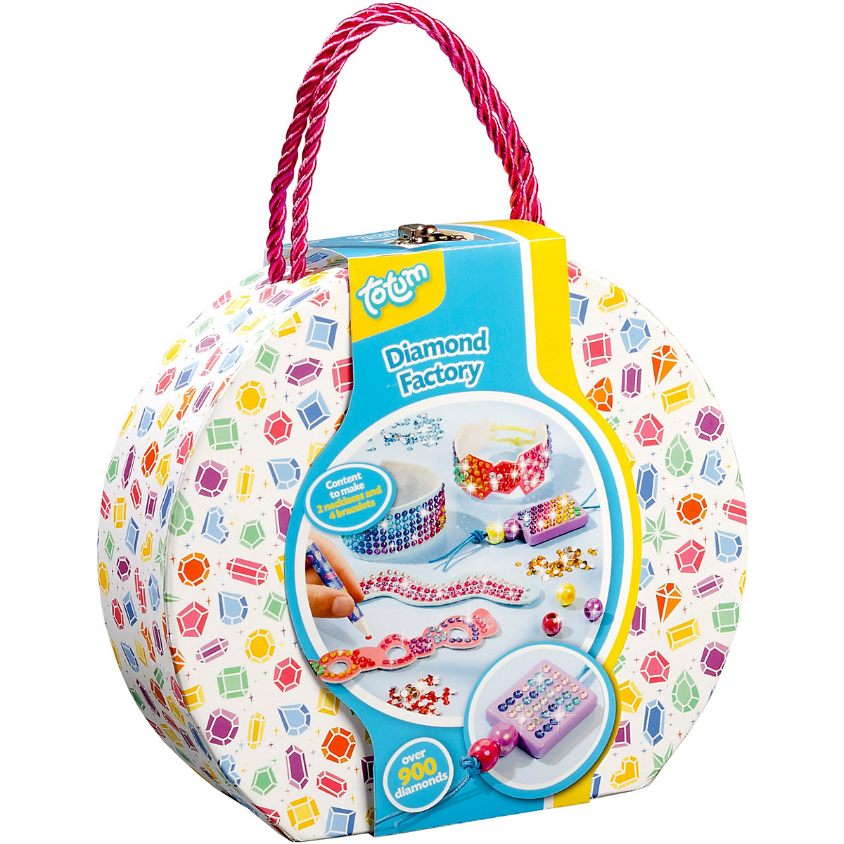 Creativity Diamant Factory - Schmuckbasteln mit Glitzerperlen im Geschenkkoffer