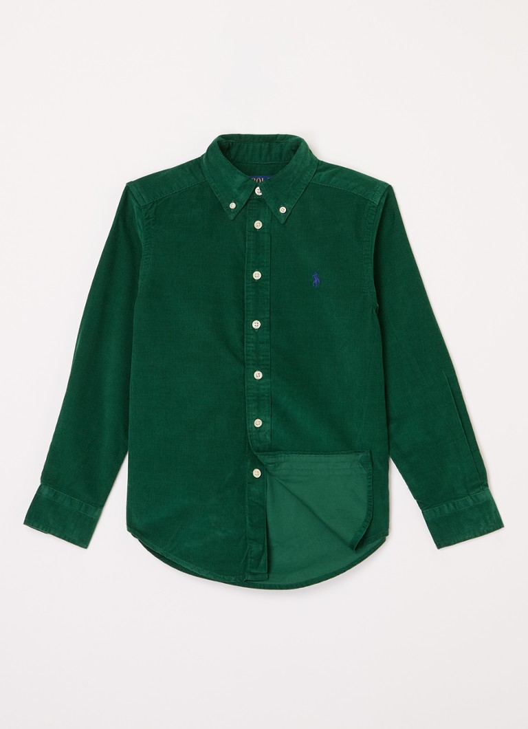 Cămașă din catifea reiată Ralph Lauren