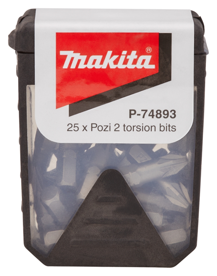 Accessoires Makita P-74893 Embouts de vissage PZ2x25mm (lot de 25)