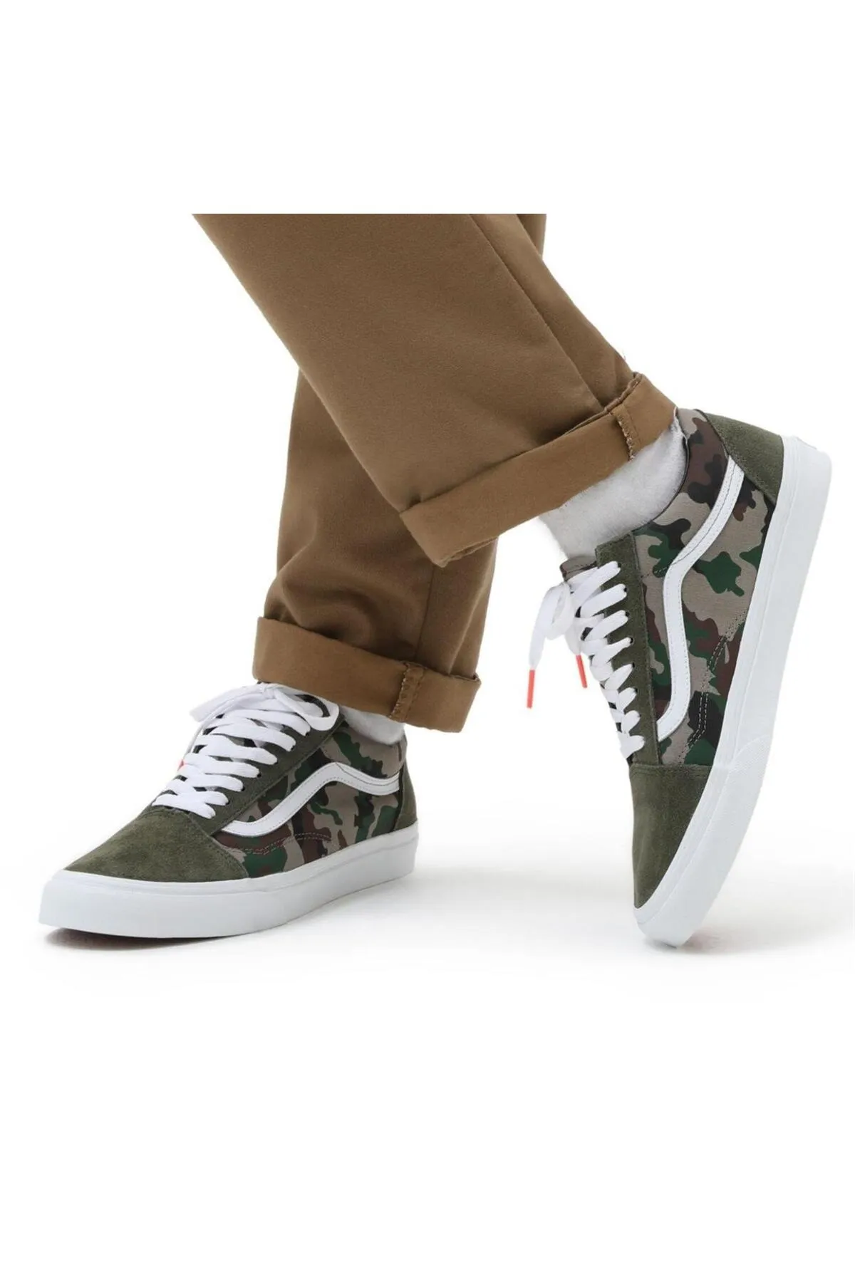 Vans  Sneaker „Old Skool“ in Grün mit Muster