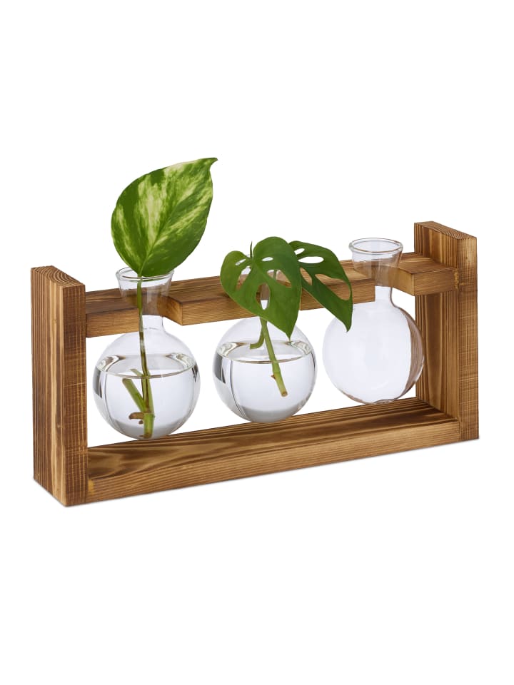 relaxdays Reagenzglas Vase 