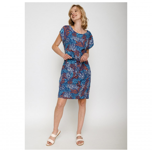 GreenBomb - Women's Sparkling Leaves Step Dress - Kleid