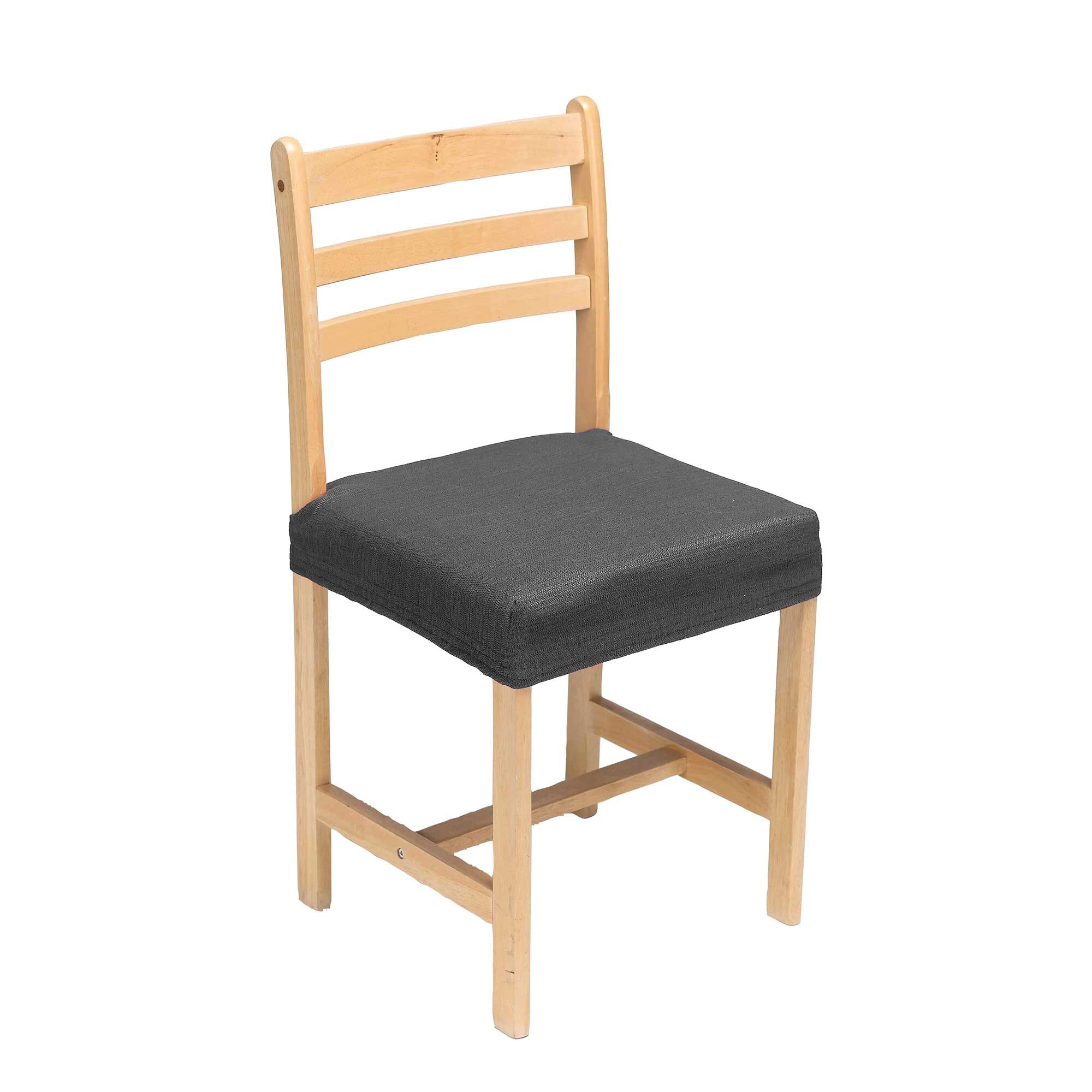 Housse chaise unie extensible