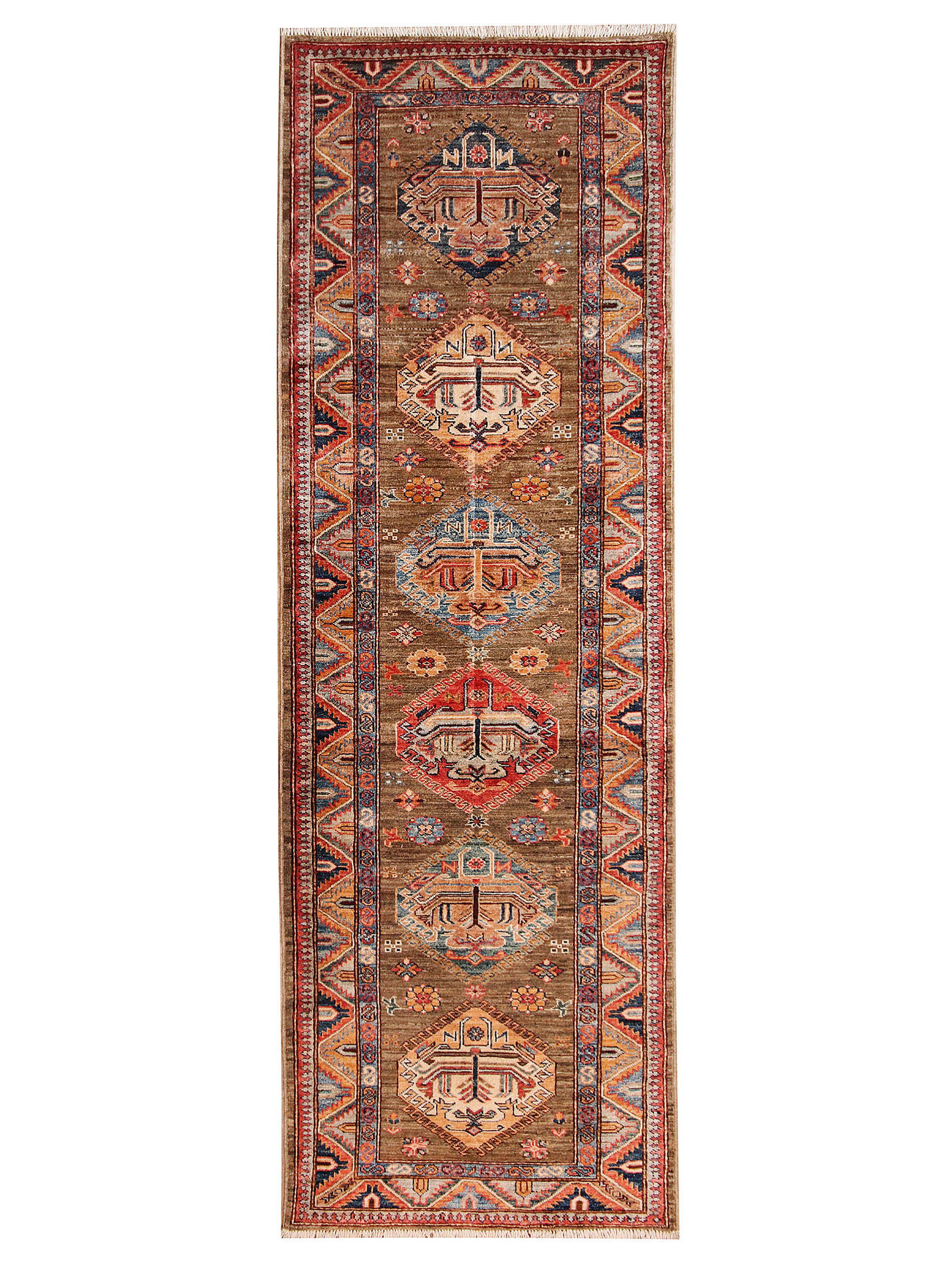 Kazak Ghazni ca. 80 x 253 cm, Unikat / Einzelstück