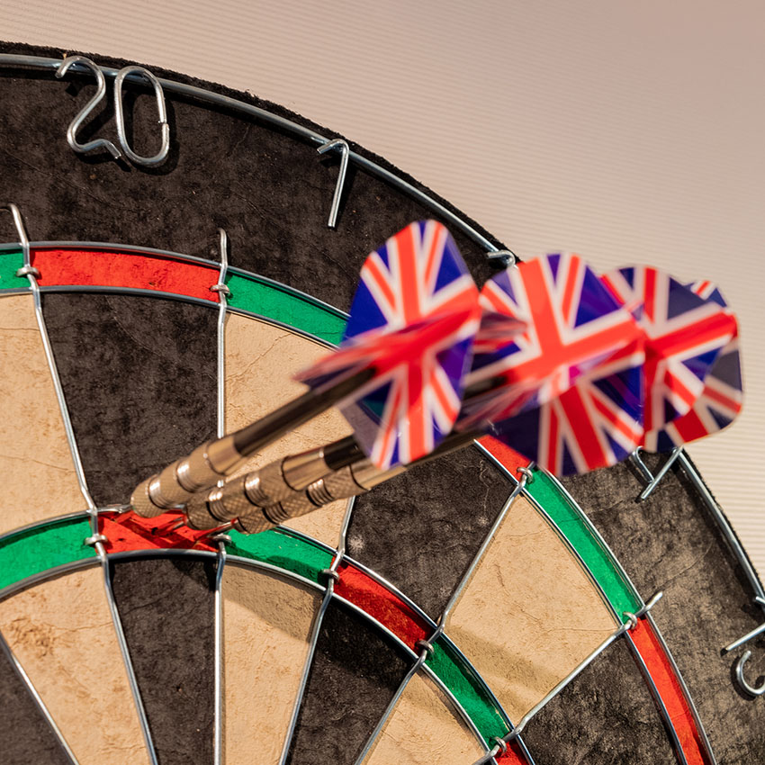 Carromco STEELDARTBOARDSUPERPLAY, BRISTLE