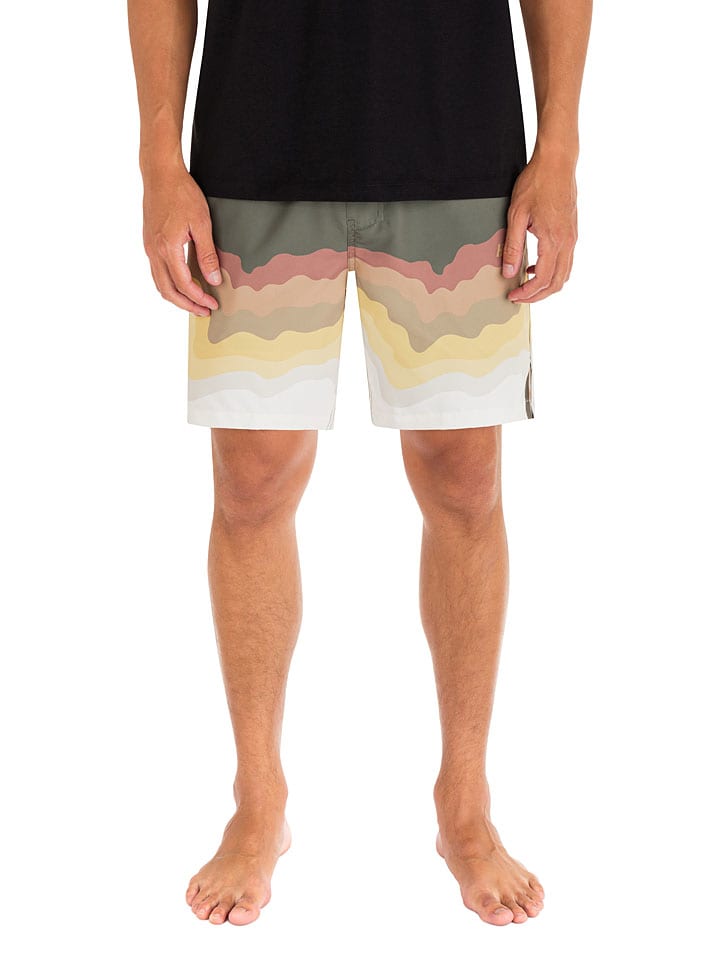 Hurley Badeshorts in Khaki/ Bunt günstig kaufen