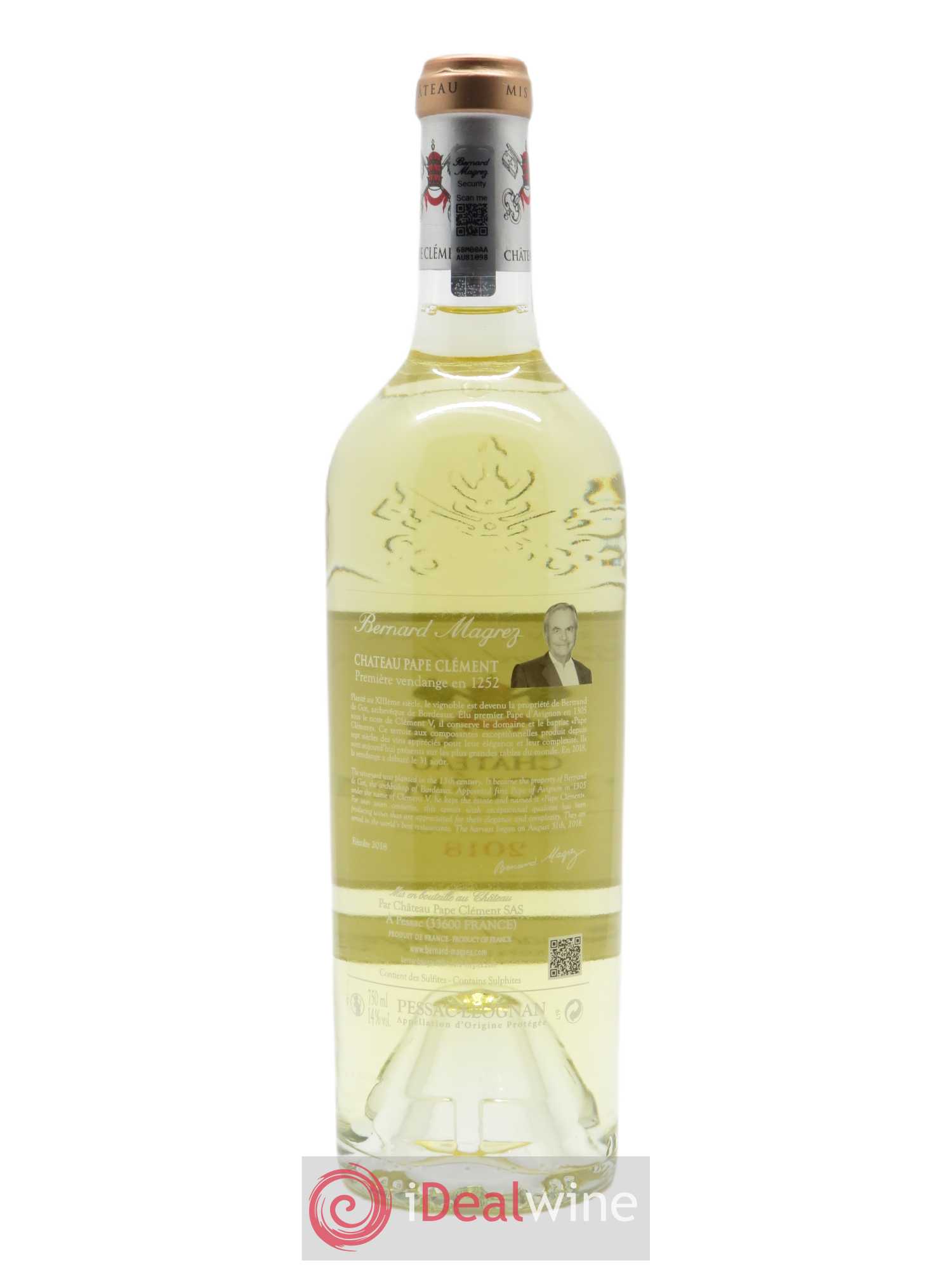 Château Pape Clément (CBO à partir de 6 bts) 2018 - Lot de 1 Bouteille